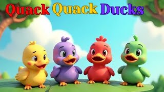 Quack Quack Ducks Fun Song : Kids Favorite Song : Nursery Rhymes & Kids Fun Songs!