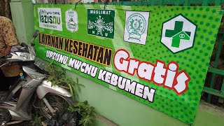 Layanan Kesehatan Gratis Upzisnu- Lazisnu kebumen. di Selapanan rutin Muslimat. PAC KEBUMEN