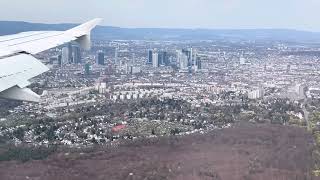 Landing in FRANKFURT 🇩🇪 | Lufthansa | Airbus A320