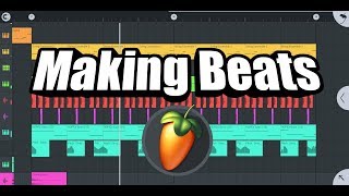 Making Beats To The FL studio Mobile