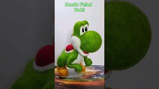 Needle Felted Yoshi (Quick) #shorts