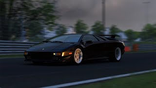 Assetto Corsa - Monza / Lamborghini Diablo VT / Time: Morning / GT HUD