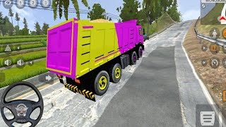 Hard rock stone 12 wheels Truck off road driving  ! simulator games