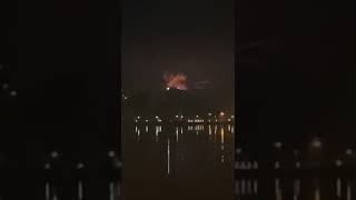 Fire and smoke rising reportedly in #Dnipro city in eastern #Ukraine #shorts #russia