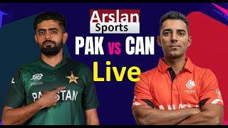 PAKISTAN vs CANADA MATCH 22 LIVE SCORES | PAK vs CAN LIVE MATCH ICC T20 World Cup 2024 2nd INNINGS