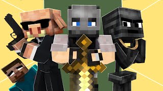 Herobrine and his son are in danger because of the golden sword - Minecraft Animation