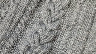 Update Pullover stricken mit Zopfmuster