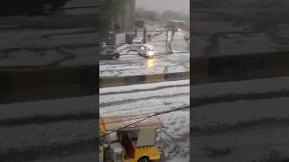 Snow fall | Cold weather| Pakistan#shorts #village#youtubeshorts#snow #snowfall #funny