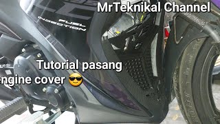 Cara pasang cover enjin LC135V8