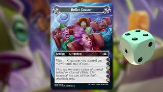 UNFINITY PREVIEW CARD: Roller Coaster! Let's Talk About Attractions! | Magic: The Gathering MTG