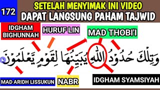 BELAJAR TAJWID LENGKAP BESERTA CONTOHNYA DI URAIKAN DENGAN PELAN PELAN SEHINGGA MUDAH DI PAHAMI