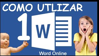 ✅💥🔥 Cómo usar WORD ONLINE Gratis | LA OPCION ARCHIVO DE WORD EN LINEA | WORD ONLINE # 01