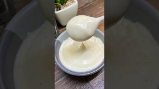 1 minute mayonnaise recipe | Quick and easy mayonnaise recipe #shorts #asmr