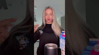 Is she really Making coffee or Am i stupid 😂 Before Going to Gym | #shorts #shortsvideo #viral