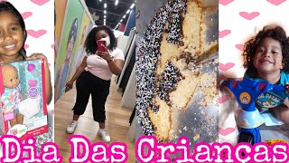 VLOG DIA DAS CRIANÇAS/ELES GANHARAM BASTANTE PRESENTES. OBRIGADO SENHOR 🙏 FIZ UM BOLO 🎂 PRA ELES🥰