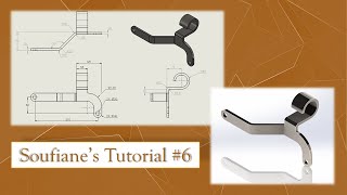 SolidWorks Computer Modeling - 3D Modeling - Intermediate Level - Tutorial 6