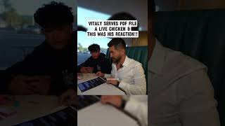 Vitaly Serves PDF Files a LIVE chicken & this was his reaction!! #vitaly #vitalyzdtv