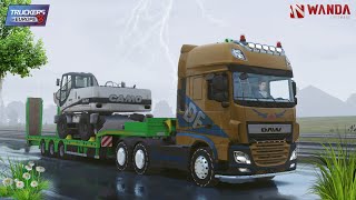 My first time Excavator transportation job in Truckers of Europe 3 | Truckers of Europe 3 Gameplay