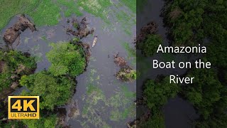 Amazonia Boat on the River