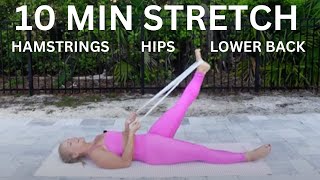 STRETCH & STRENGTHEN YOUR LOW BACK AND HIPS IN UNDER 10 MIN