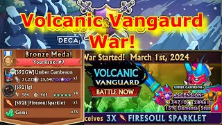 Volcanic Vangaurd War! - Knights and Dragons