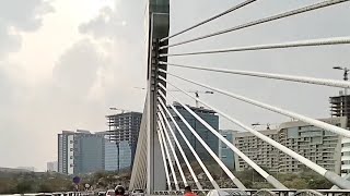 Cable Bridge Ride #trave #hyderabad #bridge #ride #hyderabadlife #hyderabadroads