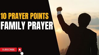 Prayer points for family with Bible verses