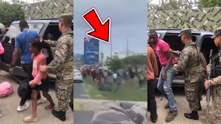 Increíble 😱agarran a más de 30 haitianos en una gua gua este lunes Tolentino se sorprende 😱😭