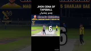 CHANDU CHISHTIAN || Jhon Cena Of Tape Ball || #viralvideo #youtubeshorts