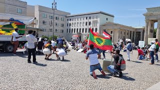 Äthiopien Demo am Brandenburger/Reichstag