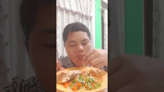 enaknya makan nasi pake ikan goreng sambal pedas nikmat + sayur warna warni #mukbang