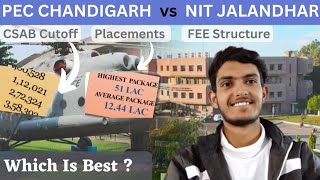 NIT Jalandhar vs PEC Chandigarh | Which is best ?? | #nit #jee