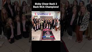 Bixby Cheer being recognized as back 2 back NCA Champs! #viral #trending #dad #cheer #love #shorts