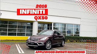 INFINITI QX50 AWD 2016 | Applewood Nissan INFINITI Richmond