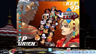 SF3 3rd Strike - Fightcade FT10: Cartola (Ur) vs Nica K.O (Ke)