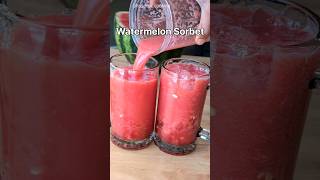 Watermelon sorbet recipe #shorts #bhusanurcooking  #youtubeshorts