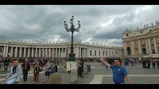 Plac św. Piotra, Rzym.  Piazza San Pietro Roma. Saint Peter’s Square Rome