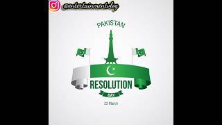 23 March 2023| Pakistan day whatsapp status | #shorts #viralvideo #ytshorts #pakistanday #23marchday