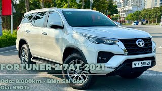 Fortuner 2.7V Máy Xăng 2021 | 3 Năm Sử Dụng 8000km | Đầy Đủ Đồ Chơi