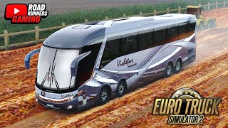 Extreme Dirty Muddy Offroads | New G7 Volvo Marcopolo 8x2 Bus | Euro Truck Simulator 2