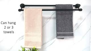 Double Bath Towel Bar