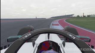 iRacing | Mercedes W13 F1 at COTA Hotlap (Alternate Angles)