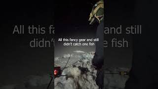 Ice Fishing With Night-Vision Goggles!