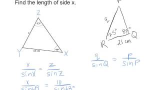 2.3 Sine Law