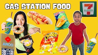 Eating Only Gas Station Food For 24hrs!!!