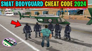 GTA Vice City | Swat Bodyguard | Cheat Codes ( New 2024 ) | SHAKEEL GTA