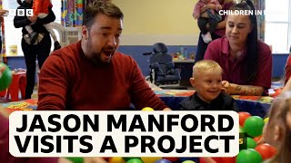 Jason Manford visits Wildern Opportunity Group