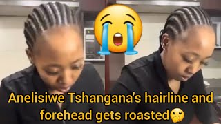 Anelisiwe Tshangana's pictures without the wig have been revealed‼️