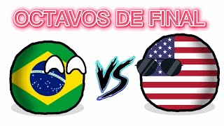 ESTADOS UNIDOS VS BRASIL OCTAVOS DE FINAL