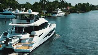 BEAUTIFUL 2021 Aquila 70 Luxury Power Cat